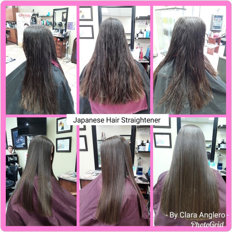 japanese permanent hair straightening near me