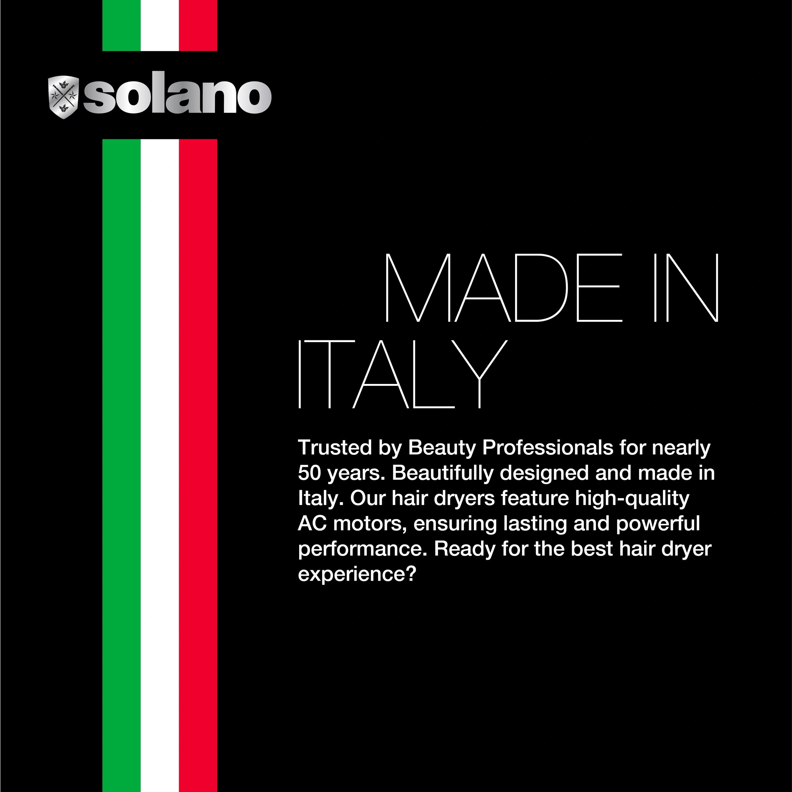 Italian Hair Dryer - Solano USA
