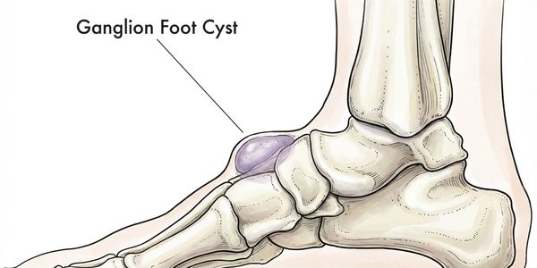 Ganglion cyst on foot