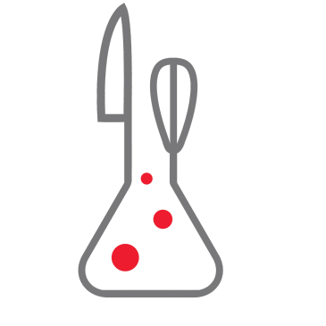 Culinary ratios icon.