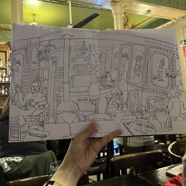 Café de la Ópera, Las Ramblas, Barcelona. Cierre del taller de invierno con Pedro Espinosa, 2025