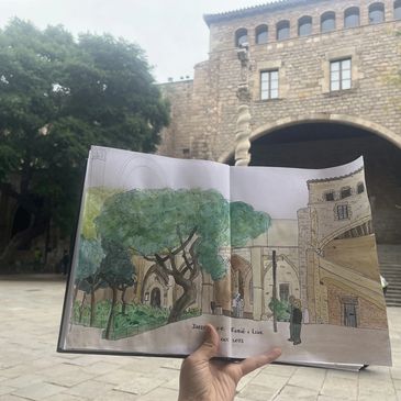 Claustro de la Biblioteca de Catalunya, Barcelona, 2024