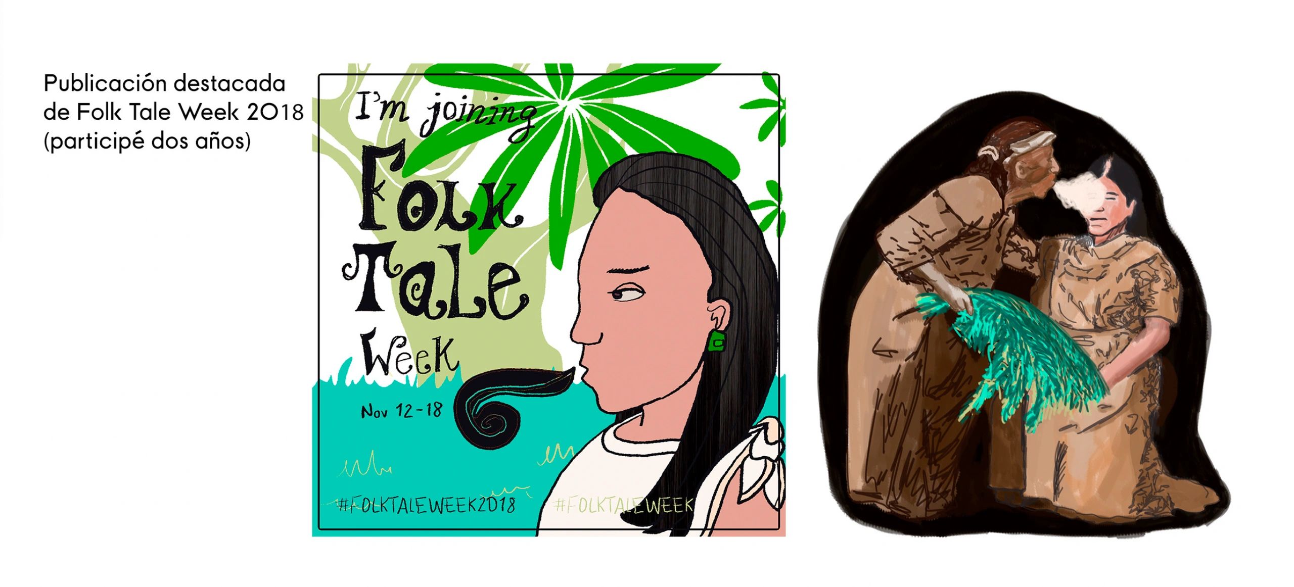 Publicación destacada de Folk Tale Week 2018 (participé dos años)