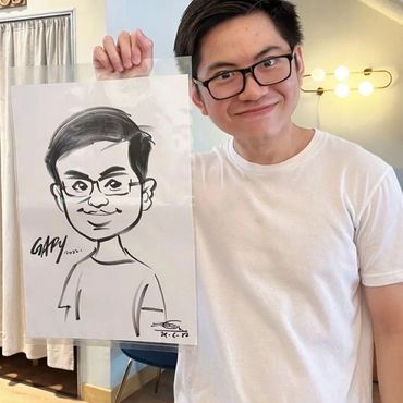 Super quick live sketch caricature by Olylukis