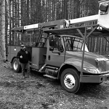Tree Service Bucket Truck