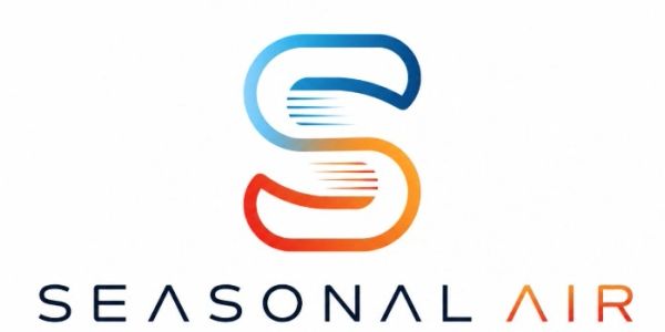 Logo of Seasonal Air in gradient colors.