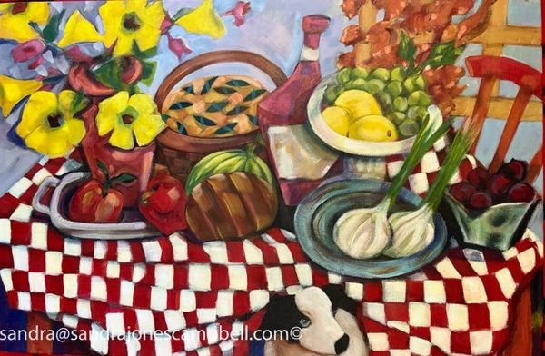 Sandra Jones Campbell
Still Life Benny 
Acrylic/Canvas