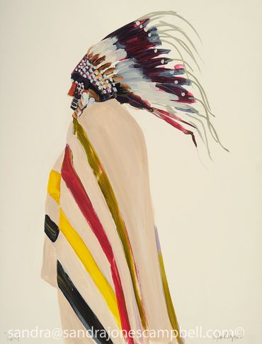 Sandra Jones Campbell
Ceremonial Blanket
Giclee', contemporary art, laguna beach studio, fine art