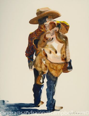 Sandra Jones Campbell
Cowboy
Giclee'
contemporary art, 
