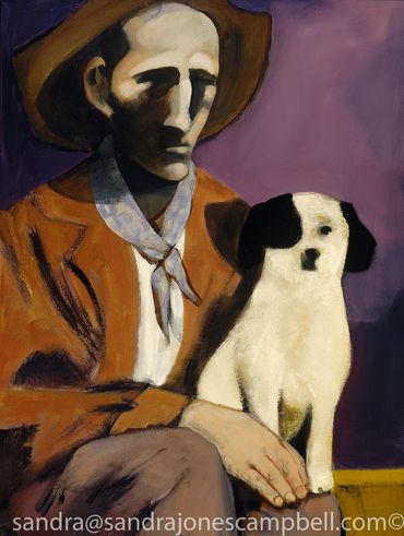 Sandra Jones Campbell
Cowpoke with Buddy
Giclee'
Contemporary, Laguna Beach, 
