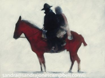 Sandra Jones Campbell 
Winter
Giclee' Print
 Laguna Beach, Contemporary Art , Figurative 