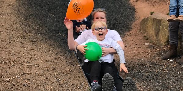 Slideathon children charity brain tumour cancer UK childhood cancer