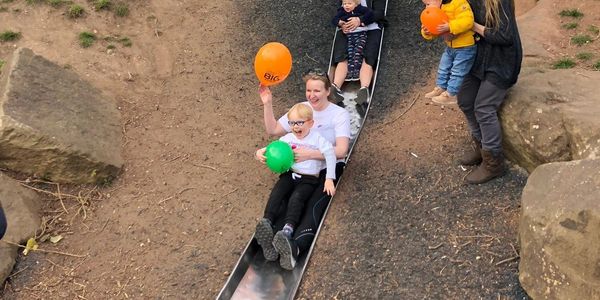 Slideathon children charity brain tumour cancer UK