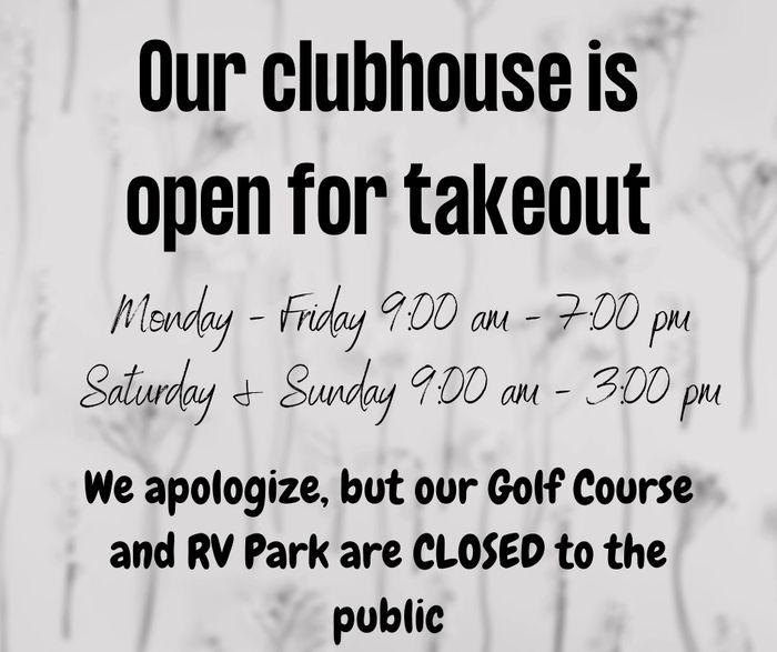 Golf, Food Odessa Golf and RV Odessa, Washington