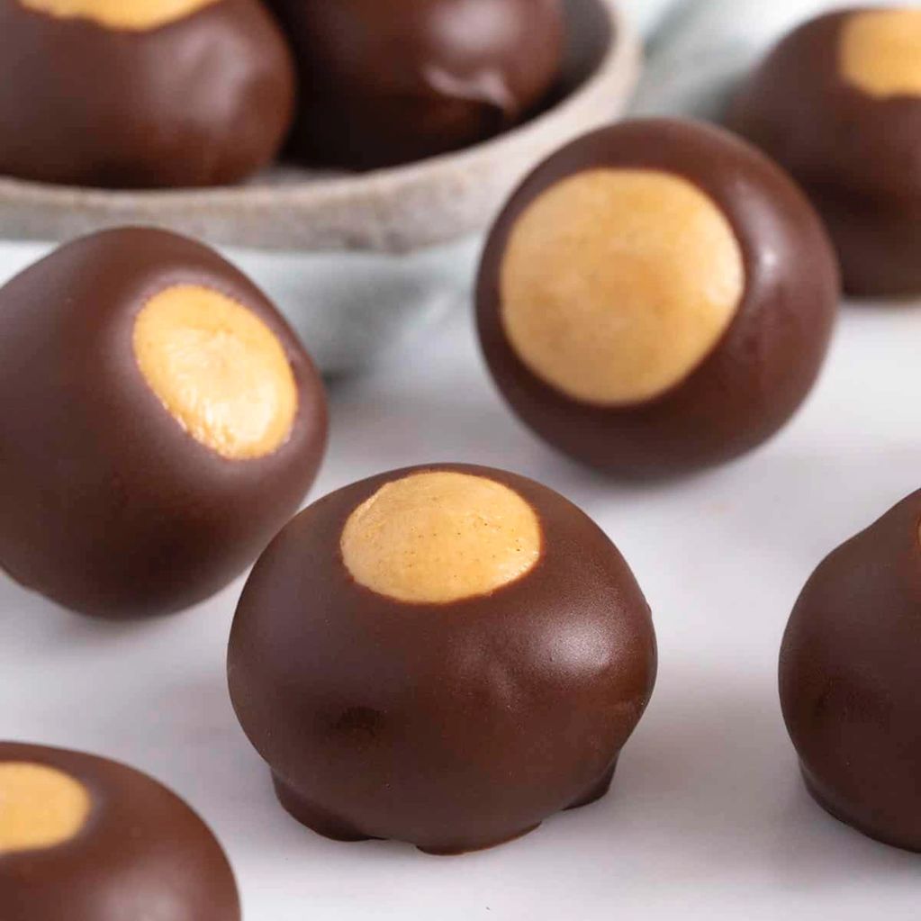 Buckeyes - a perfect sweet treat for any football fan (even if OSU lost to Miami)