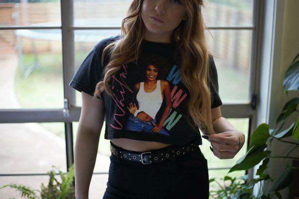 Whitney Houston Graphic Graphic T-Shirt Vintage Crop Top 