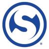 A stylized "S" enclosed in a blue circle.