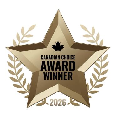 Golden star Canadian Choice Award Winner 2026.