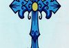EMBROIDERED CROSS