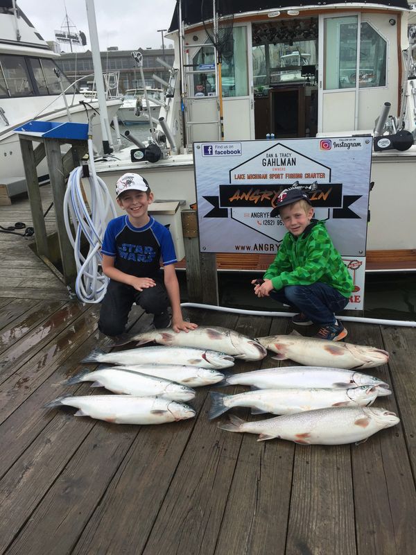 Angry Fin Charter Fishing Port Washington WI Fishing Charters