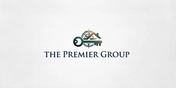 Logo of The Premier Group with house and key.