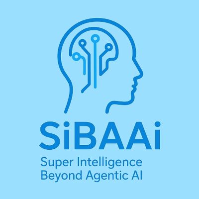 Logo of SiBAAi with a head and circuit design symbolizing advanced AI.