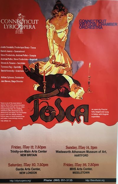 Tosca production poster