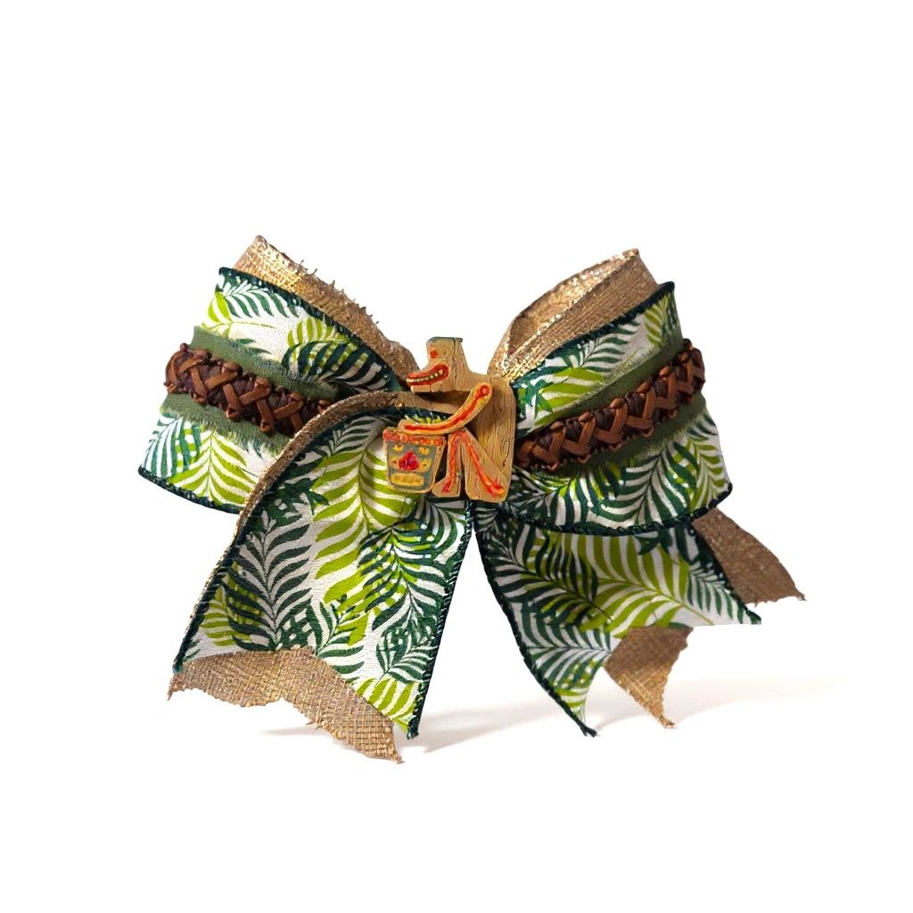 Adventureland Enchanted Tiki Drummer Hair Bow - Character Inspired Handcrafted Accessory
