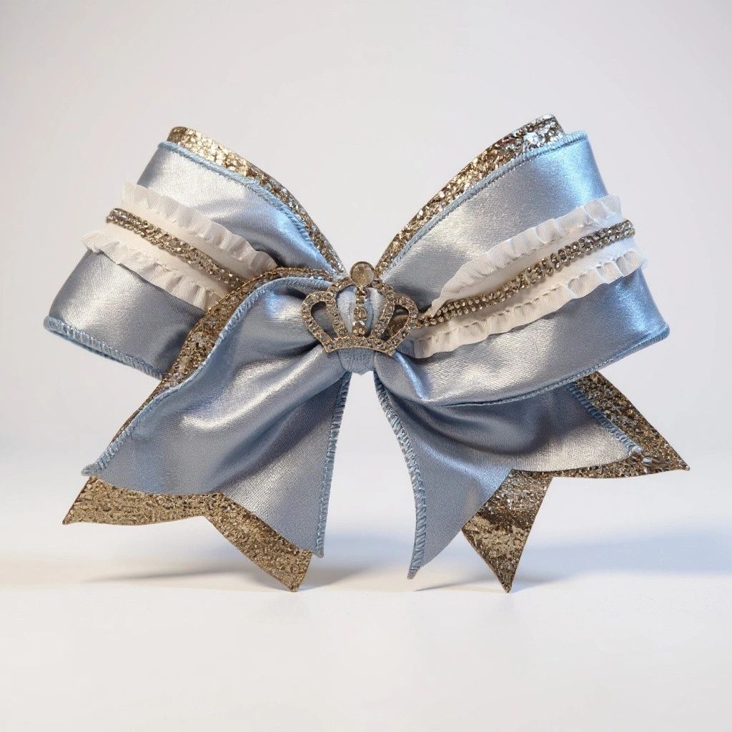 Glass Slipper Princess Inspired Bow - Cinderella - Handcrafted Hair Accessory