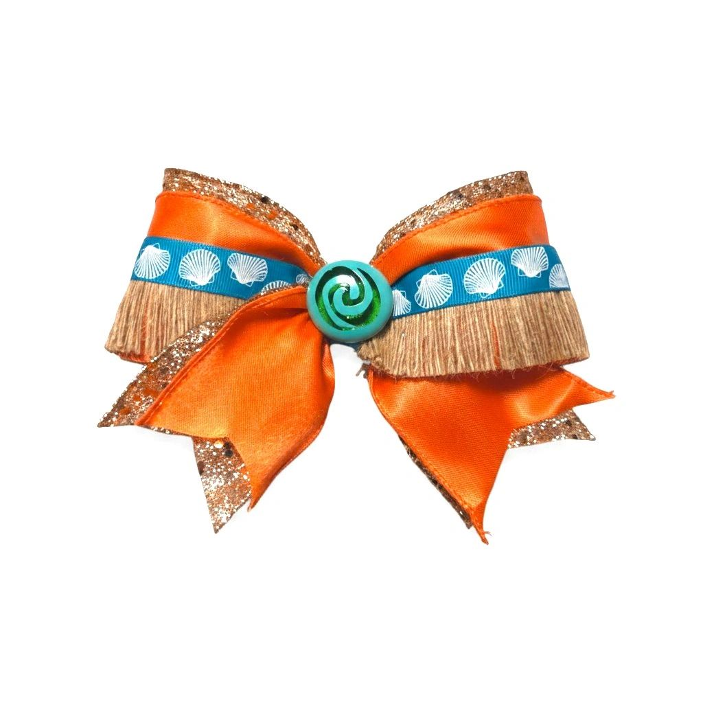 Island wave Rider Princess Hair Bow - Moana Character Inspired Hair Accessory