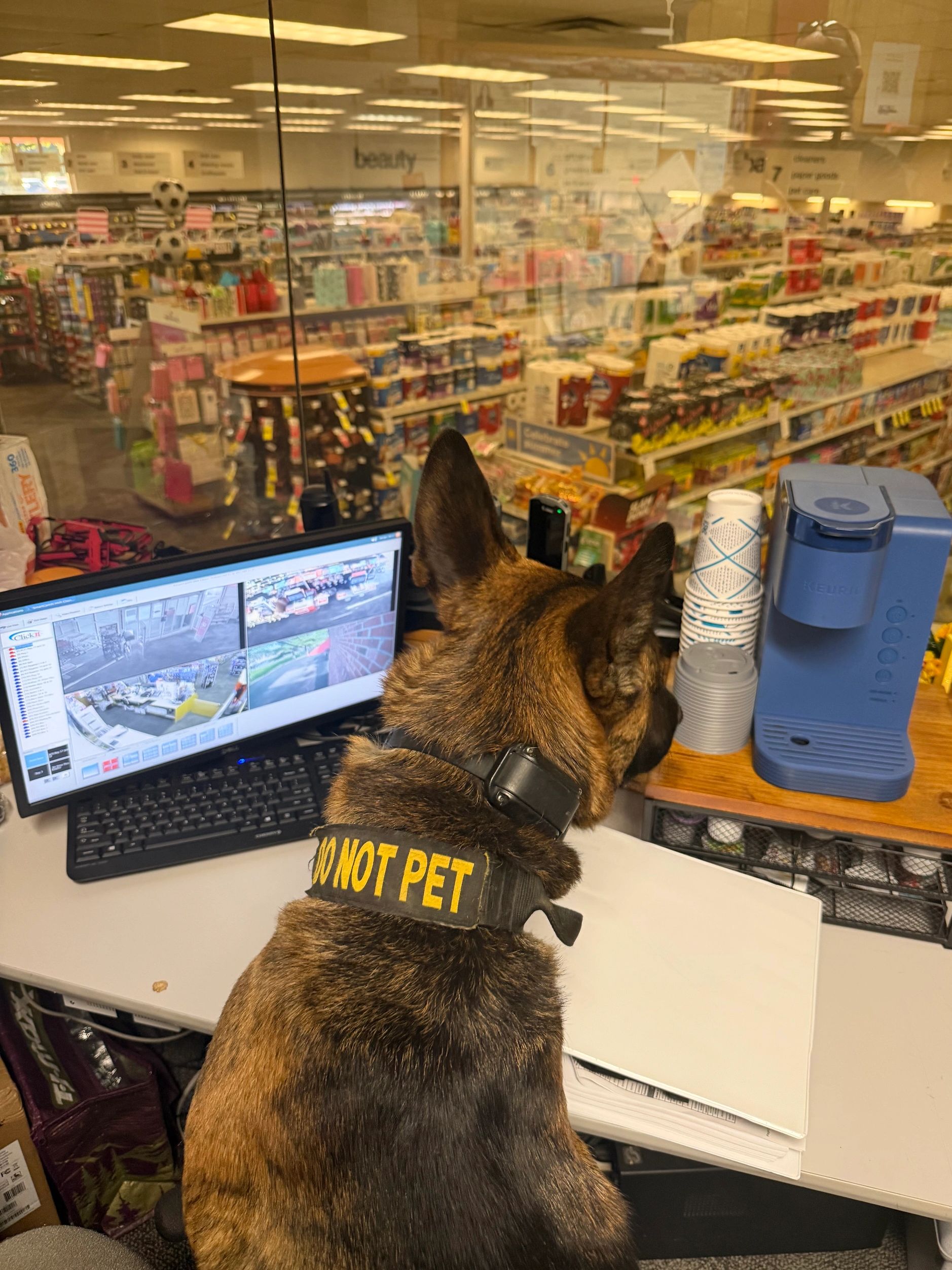 Tony overlooking the sales floor.