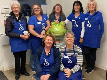 SICC volunteers at work in the community