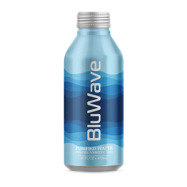 16 oz BluWave Aluminum bottled water