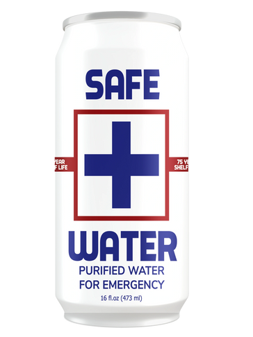 Emergency Canned Water - Safe Water the 75 year shelf life water.