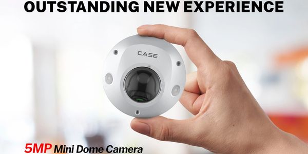 CASE CCTV installation featuring professional security camera system with wired IP setup and stable 