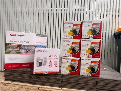 Advanced AI CCTV security camera installation in Brisbane combining Dahua TiOC Pro and Hikvision Col