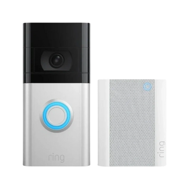 Ring Video Doorbell 4 with Chime — smart doorbell with color night vision, motion alerts, and two-wa