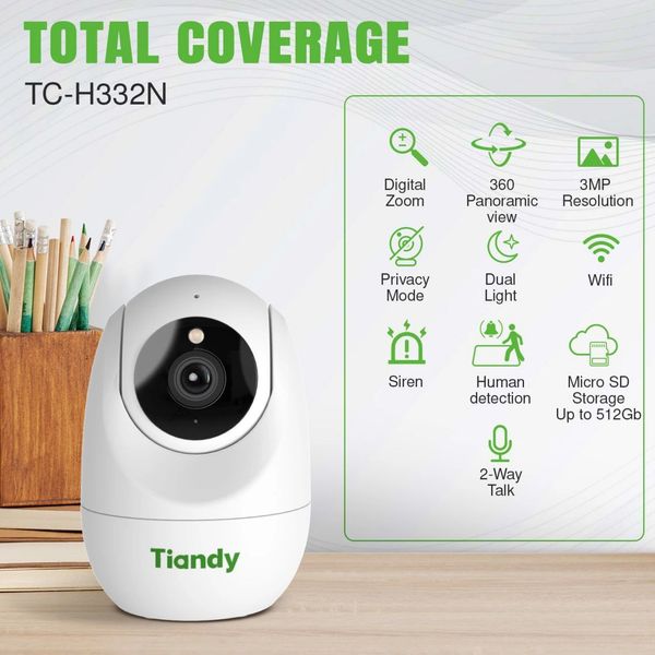 Best Indoor WIFI Camera
TC-H332N