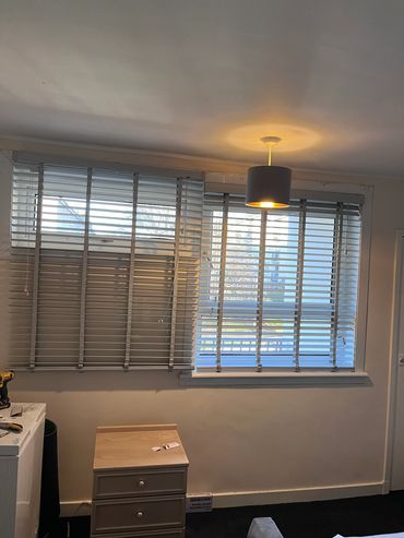 Blinds fitted 