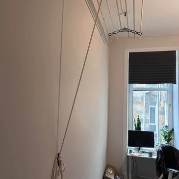 PULLEY INSTALLED IN GLASGOW SOUTHSIDE BY OUR LOCAL HANDYMAN