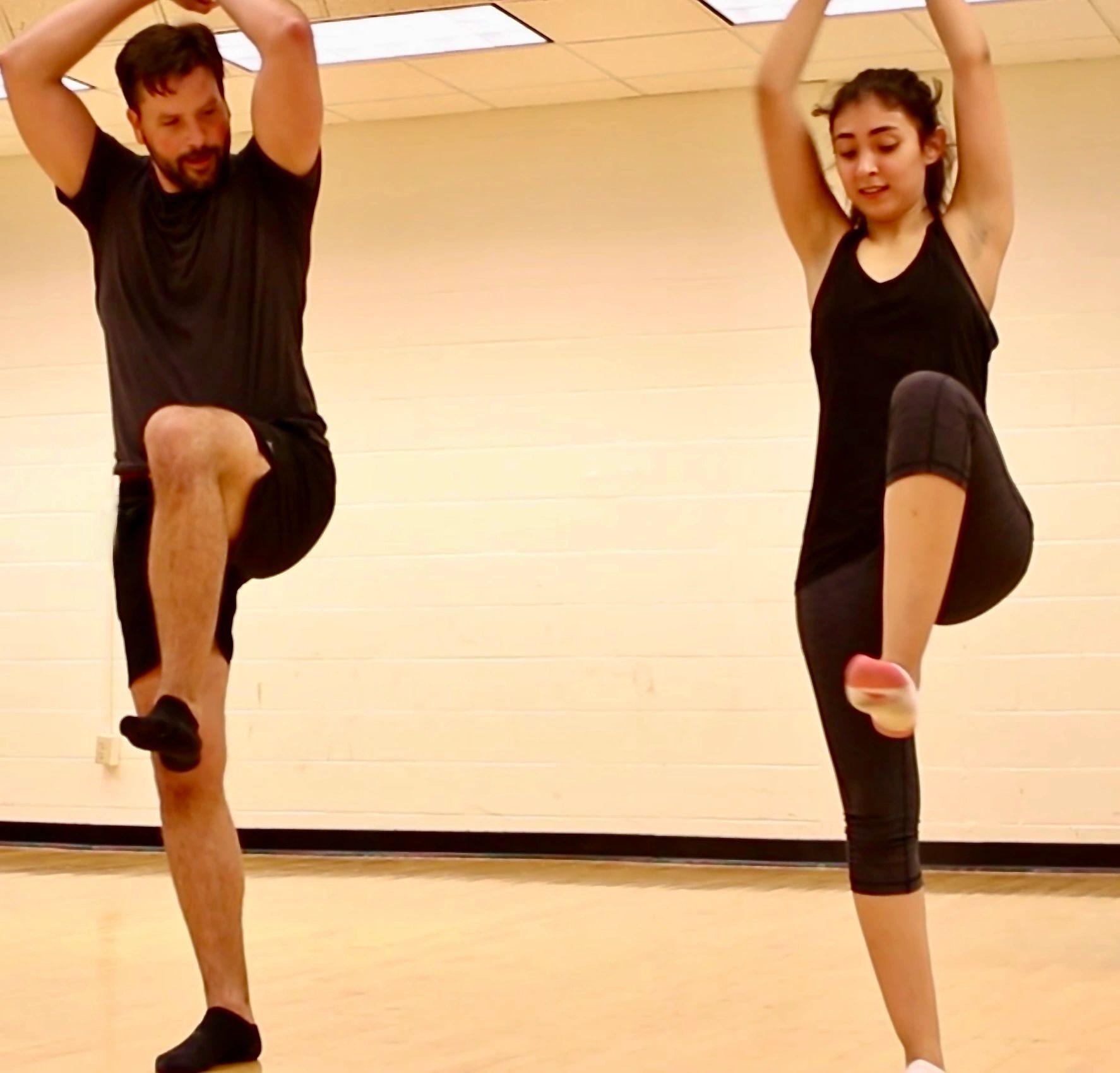 Teaching an element of Suzuki for a Masterclass in Movement at the University with Brenda Orellana