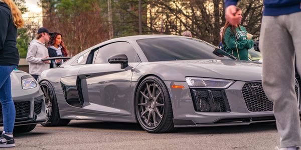 audi R8   V10 power cars and coffee   chattanooga 