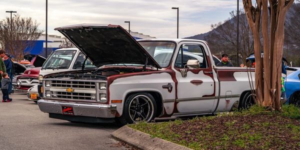 Chevy pickup   vintage hotrod   classic cars  cars and coffee