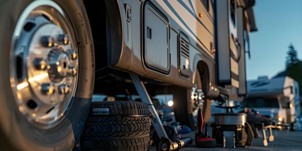rv repair tires underneath