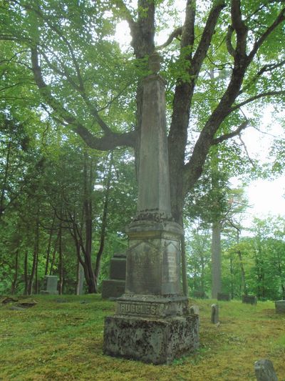 Monument for the Ruggles family in Lakewood Cemetery, Cooperstown NY. 