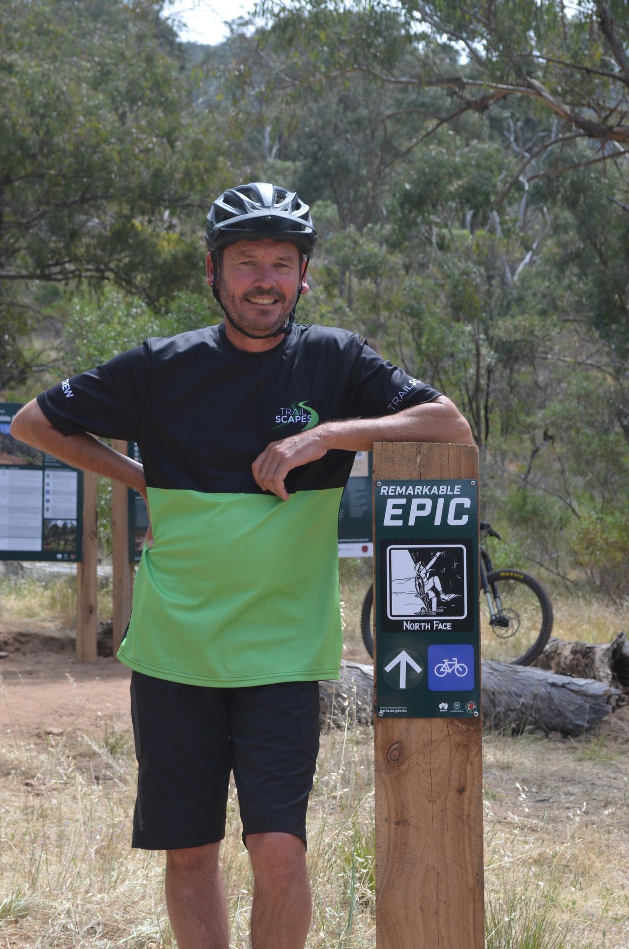 Trailbuilder Garry Patterson from Trailscapes