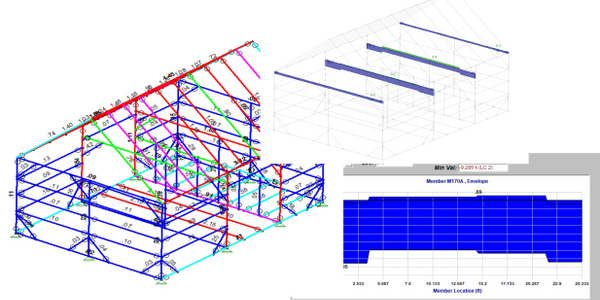 Heavy timber structural engineering Timberframe engineer with Risa 3D software