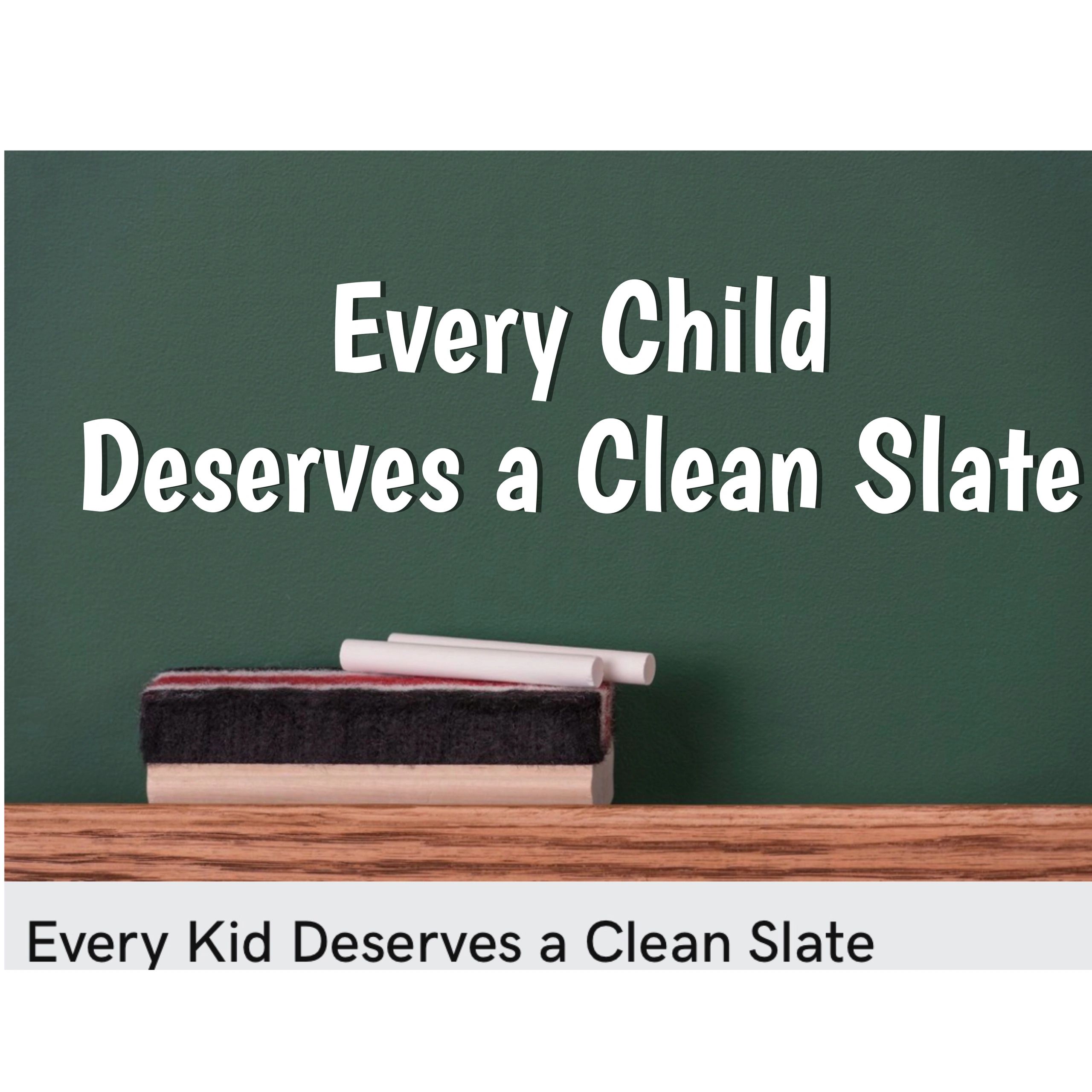 Why EVERY Kid Deserves a Clean Slate - We Are Teachers