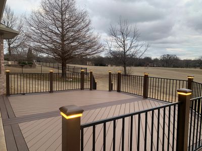 composite deck by backyard oasis of edmond