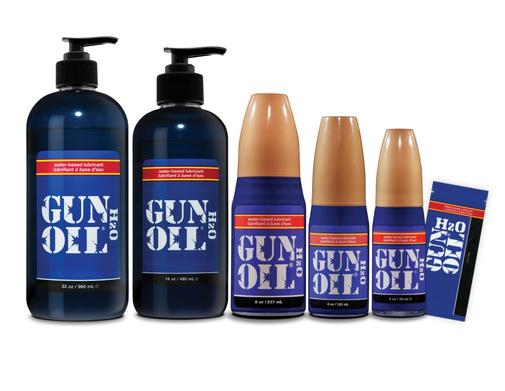 Gun Oil H2O WaterBased Lubricant Asst. Sizes